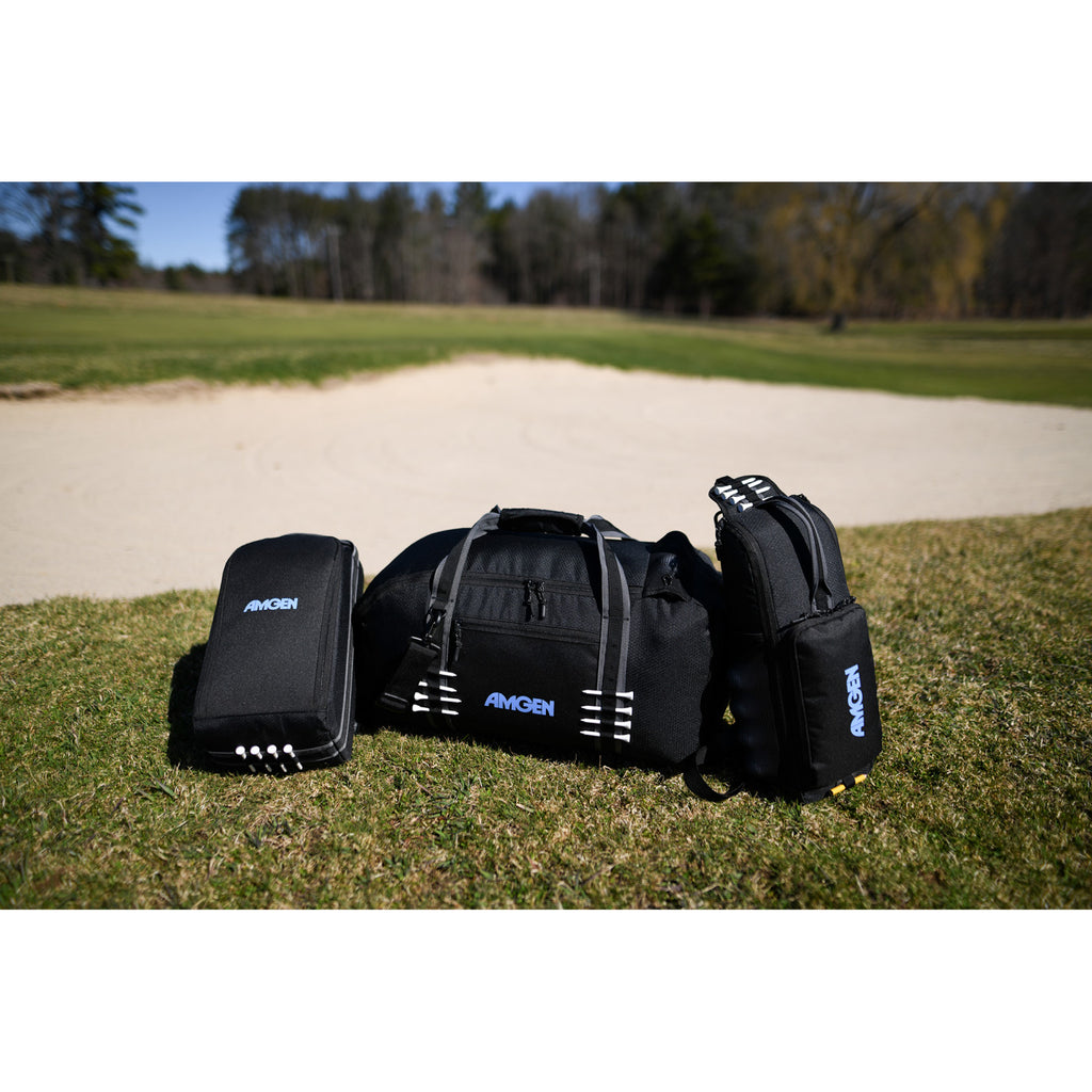 Golf Links Sling Cooler with Ball Pockets, 6 Cans - Black - View 10