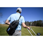 Golf Links Sling Cooler with Ball Pockets, 6 Cans - Black - View 8