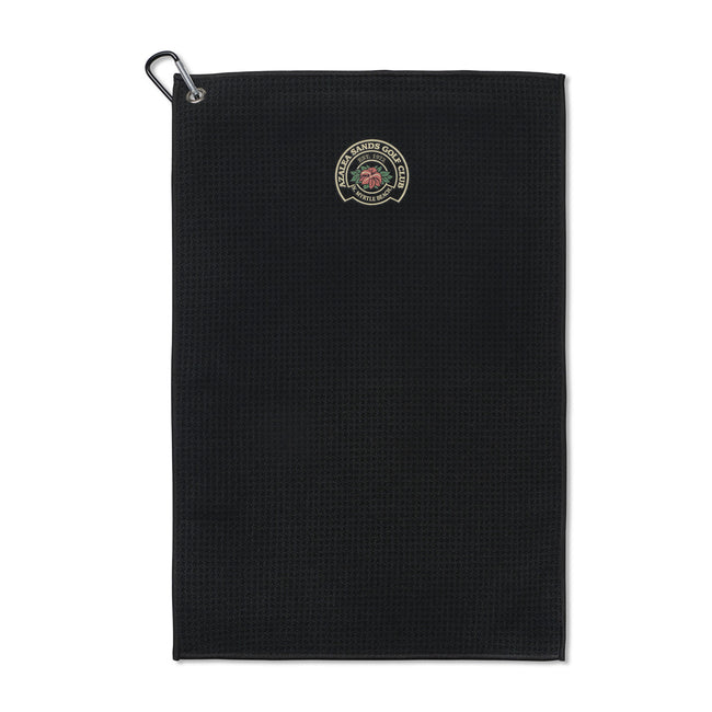 Golf Links Waffle Towel with Carabiner, 12 x 18 Inches Transfer