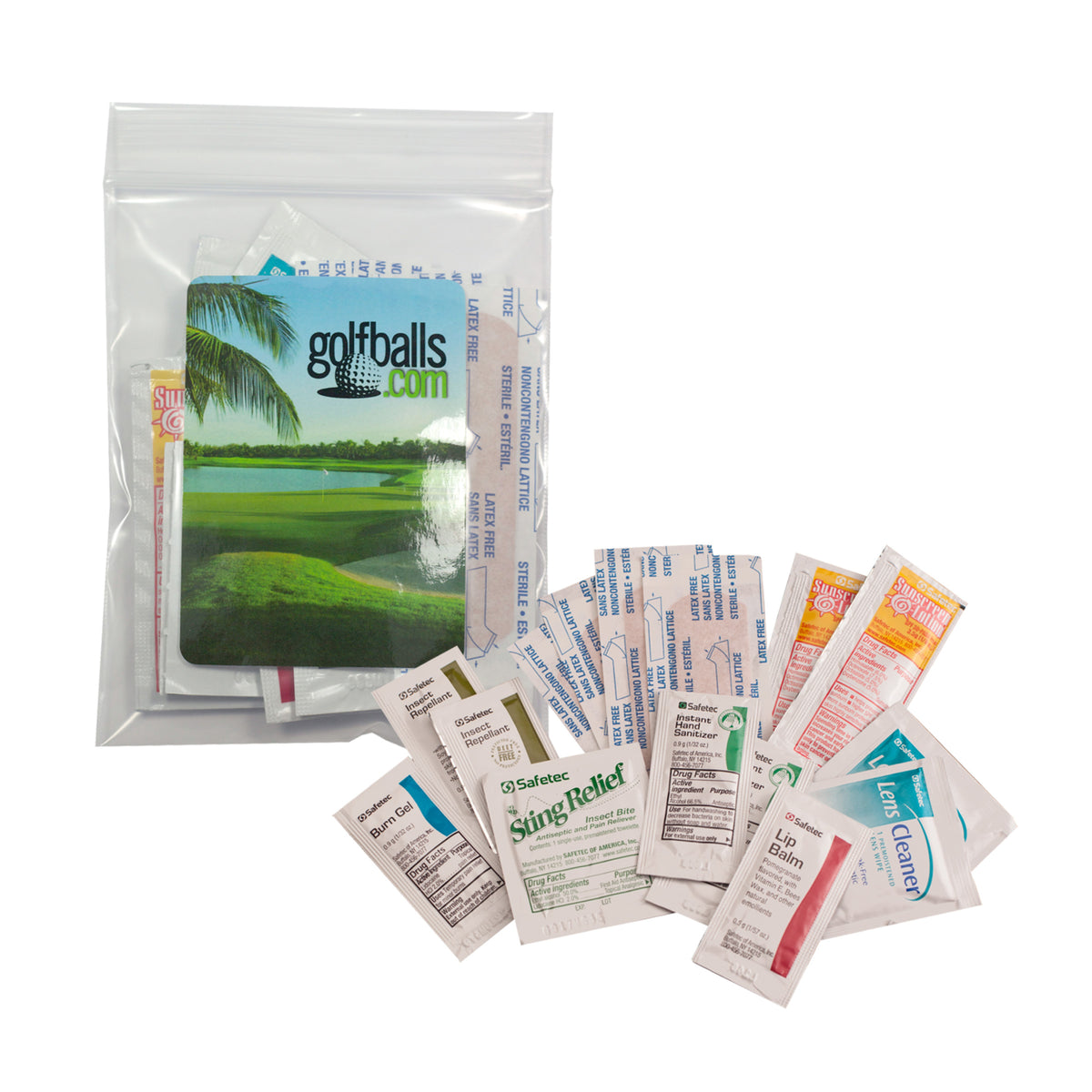Golf Necessities Kit in a Bag
