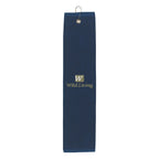 Golf Towel, Folded - Navy - Embroidery