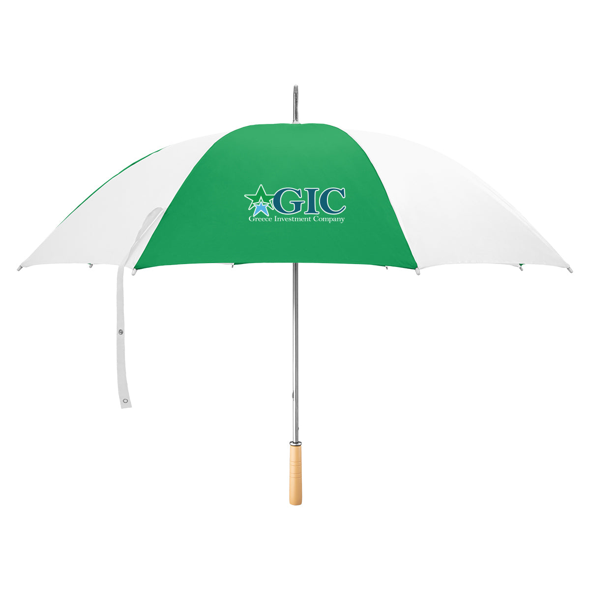 Golf Umbrella, 60 Inch Arc - Green - Colorbrite