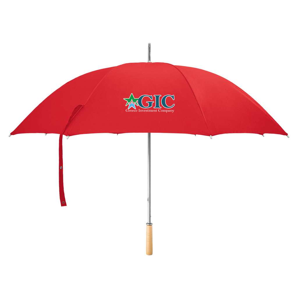 Golf Umbrella, 60 Inch Arc - Red - Colorbrite