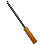 Golf Umbrella in Recycled PET with Wood Handle, 58 Inches Transfer - Black/Gray - Handle