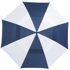 Golf Umbrella in Recycled PET with Wood Handle, 58 Inches Transfer - Navy/White - Top 3