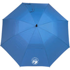 Golf Umbrella in Recycled PET with Wood Handle, 58 Inches Transfer - Royal - Front