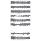 Good Vibes Cabana Stripe Beach Towel, 34 x 66 Inches - Gray - Front