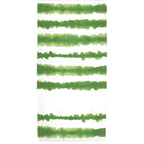 Good Vibes Cabana Stripe Beach Towel, 34 x 66 Inches - Lime - Front