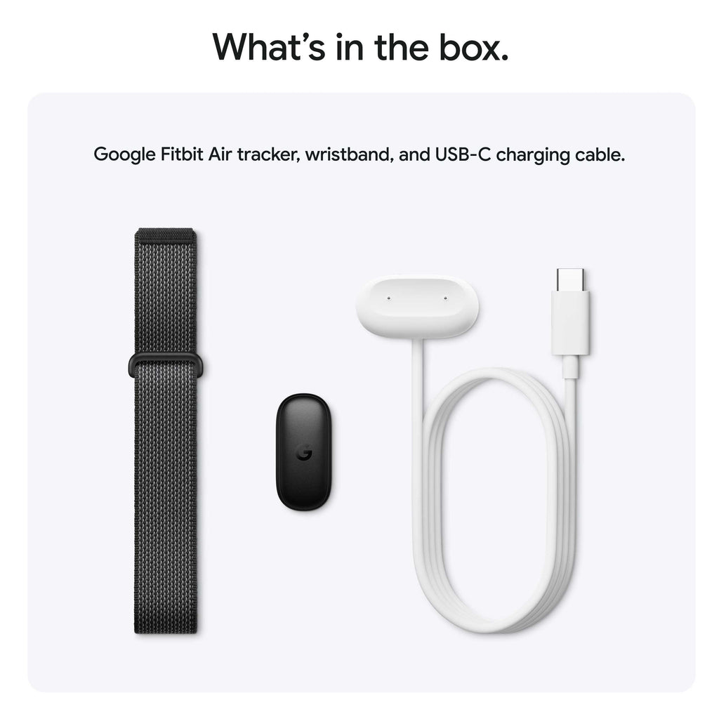 Google Fitbit Air Screenless Fitness Band Transfer - Black - Photo 7