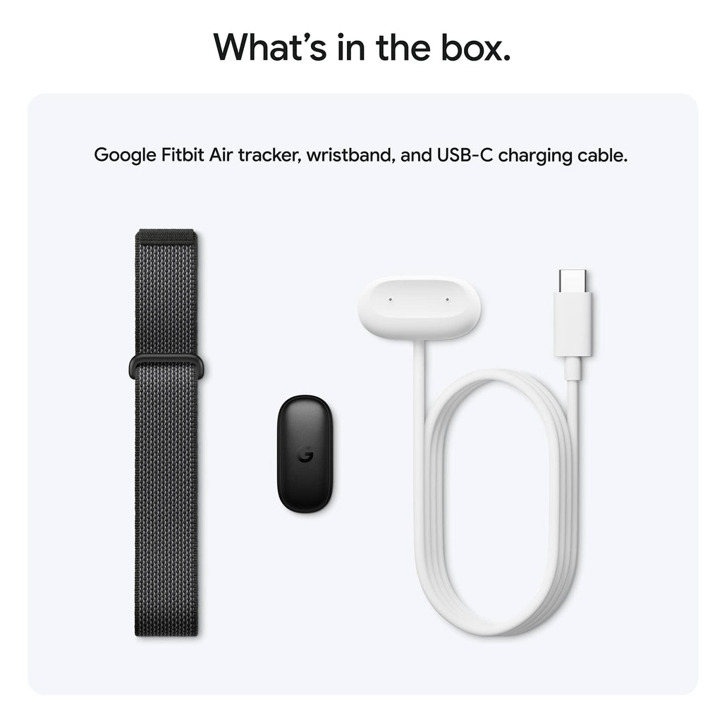 Google Fitbit Air Screenless Fitness Band Transfer - Black - Photo 8