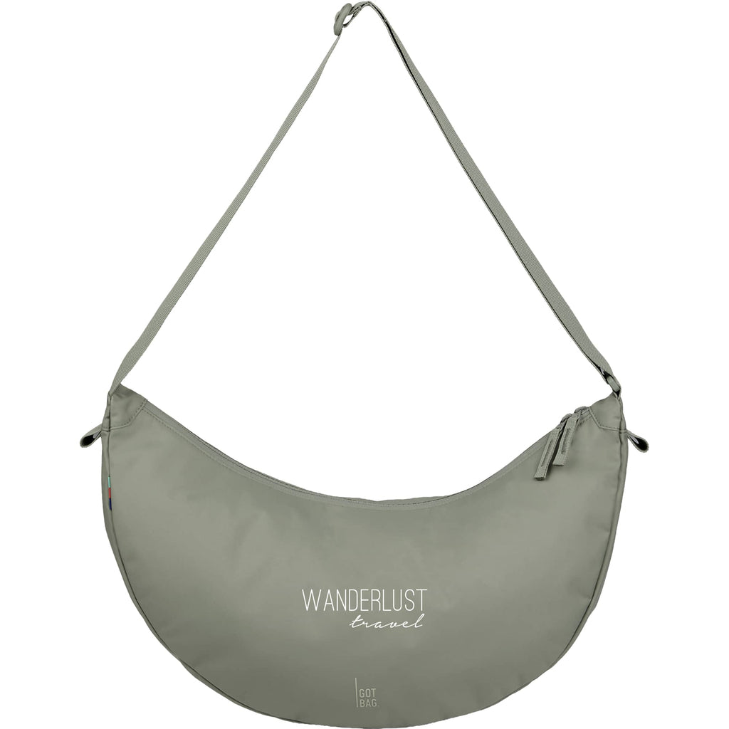 GOT BAG Large Moon Bag in Recycled Ocean Plastic, 12 L Transfer - Bass - Front