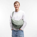 GOT BAG Large Moon Bag in Recycled Ocean Plastic, 12 L Transfer - Bass - On Model 3