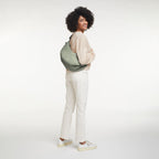 GOT BAG Large Moon Bag in Recycled Ocean Plastic, 12 L Transfer - Bass - On Model 6