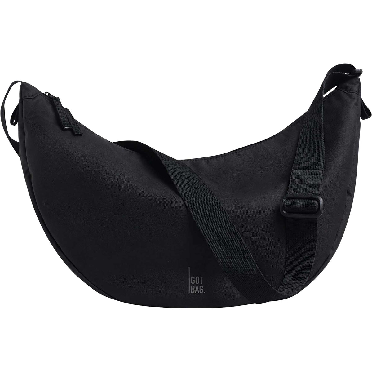 GOT BAG Large Moon Bag in Recycled Ocean Plastic, 12 L Transfer - Black - Photo 3