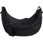GOT BAG Large Moon Bag in Recycled Ocean Plastic, 12 L Transfer - Black - Photo 4