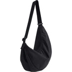 GOT BAG Large Moon Bag in Recycled Ocean Plastic, 12 L Transfer - Black - Photo 6