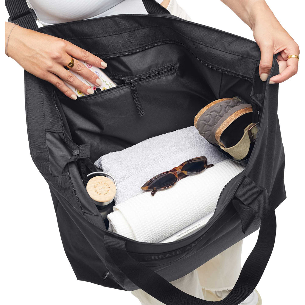GOT BAG Large Tote in Ocean Impact Plastic, 40 L Transfer - Black - Photo 7