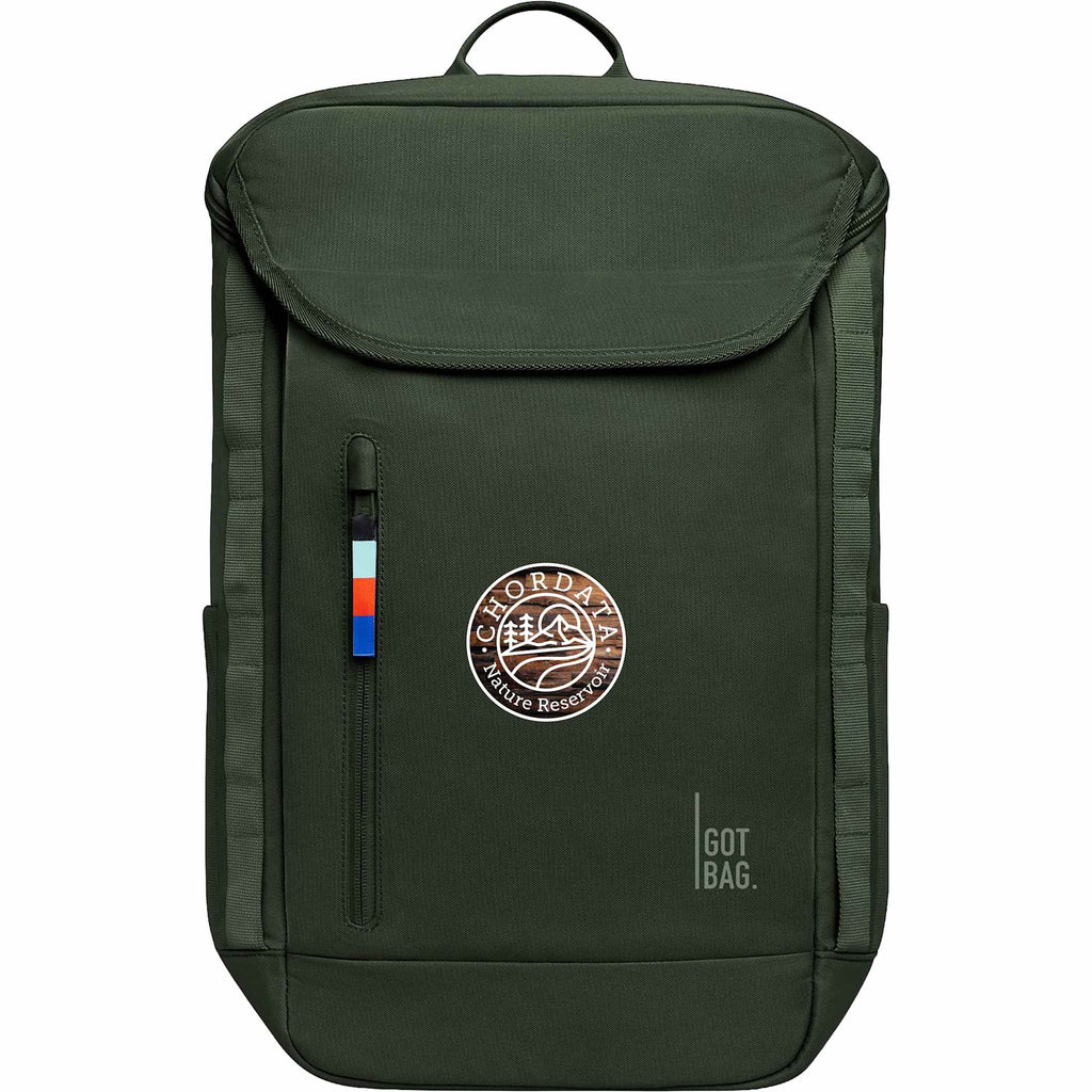 GOT BAG Pro Pack in Recycled Ocean Plastic, 25L Transfer - Algae - Front