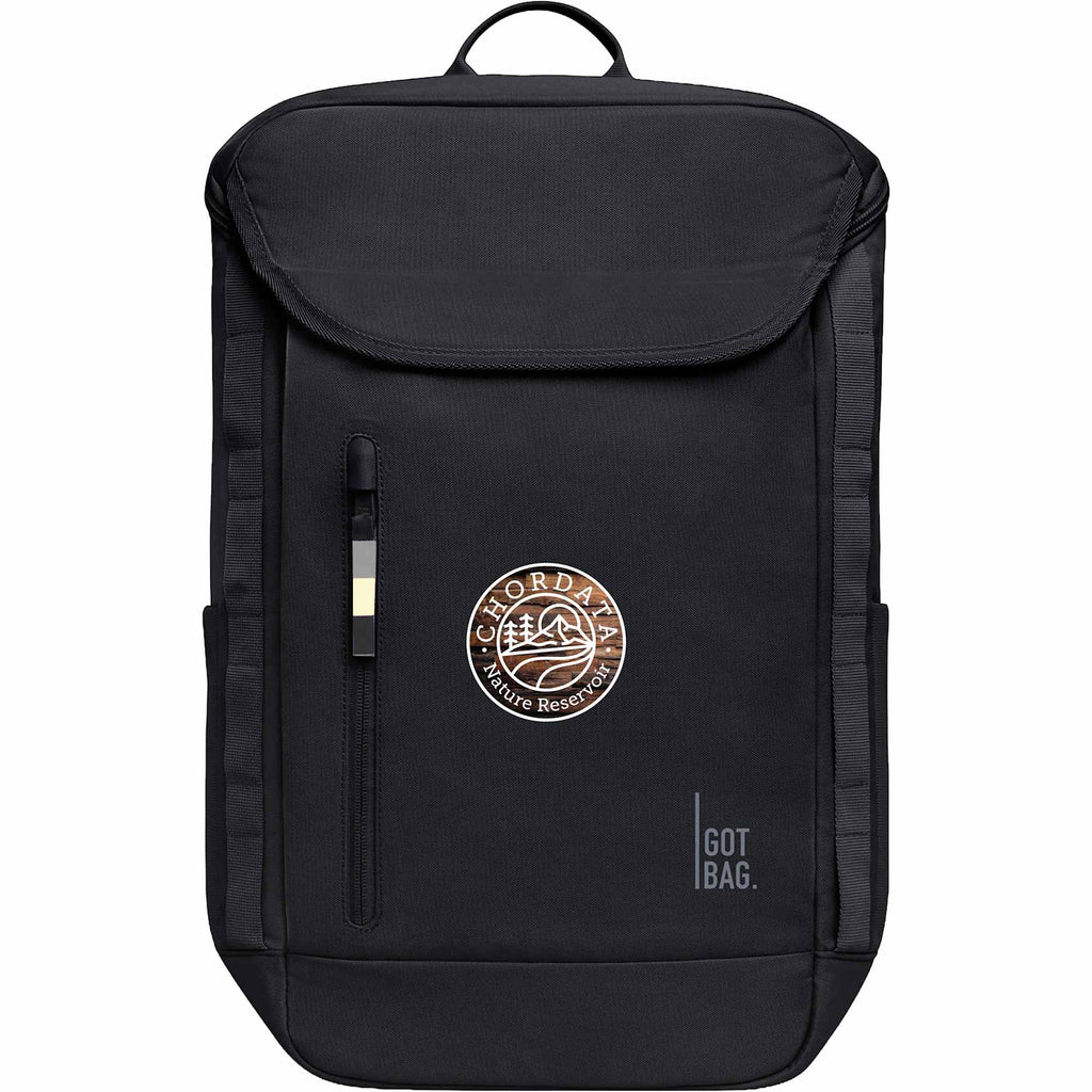 GOT BAG Pro Pack in Recycled Ocean Plastic, 25L Transfer - Black - Front