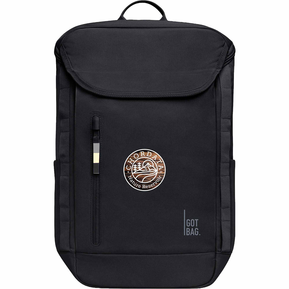 GOT BAG Pro Pack in Recycled Ocean Plastic, 25L Transfer - Black - Front