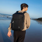 GOT BAG Pro Pack in Recycled Ocean Plastic, 25L Transfer - Black - On Model 4
