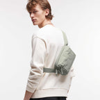 GOT BAG Sling Bag in Recycled Ocean Plastic, 2.4 L Embroidery - Bass - On Model