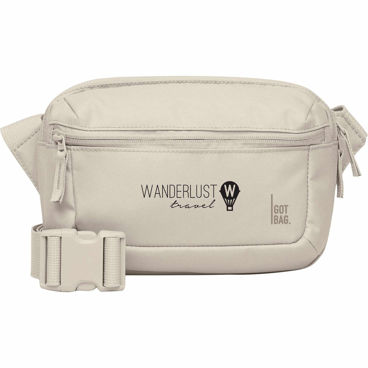 GOT BAG Sling Bag in Recycled Ocean Plastic, 2.4 L Embroidery - Soft Shell - Front
