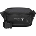 GOT BAG Sling Bag in Recycled Ocean Plastic, 2.4 L Transfer - Black - Front