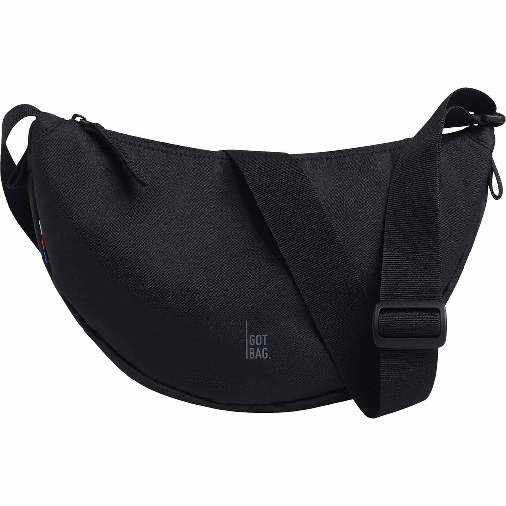 GOT BAG Small Moon Bag in Recycled Ocean Plastic, 3.5 L Transfer - Black - Photo 5