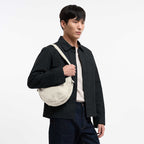 GOT BAG Small Moon Bag in Recycled Ocean Plastic, 3.5 L Transfer - Soft Shell - On Model