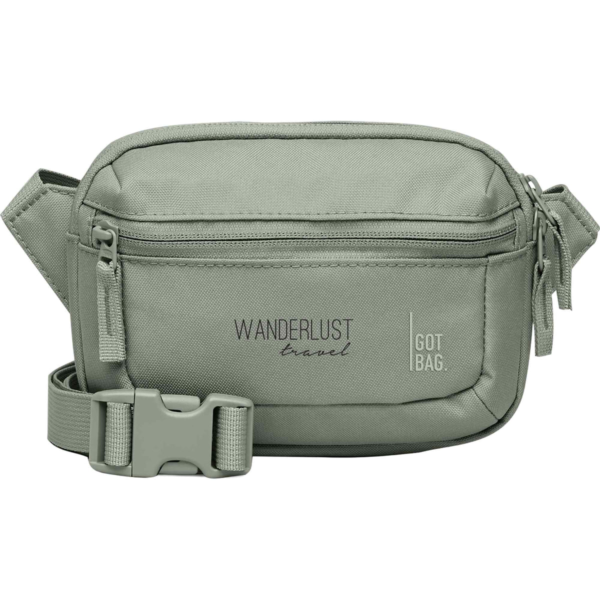 GOT BAG Small Sling Bag in Recycled Ocean Plastic, 0.7 L Embroidery - Bass - Front