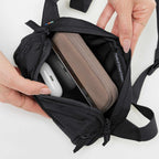 GOT BAG Small Sling Bag in Recycled Ocean Plastic, 0.7 L Transfer - Black - Photo