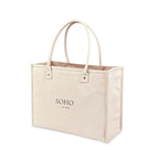 Grande Market Street Canvas Tote with Rolled Handles Transfer - Natural - View 2