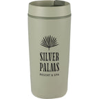 Grande Recycled Plastic Tumbler with Slide Lid, 16 oz - Sage - Front