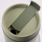 Grande Recycled Plastic Tumbler with Slide Lid, 16 oz - Sage - Lid