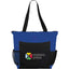Grandview Convention Tote with Zip and Bottle Pocket Full Color - Royal Blue - Front