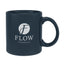Grant Stoneware Mug with C-Handle, 20 oz - Navy - Ceramic