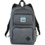 Graphite Deluxe Laptop Backpack with Tablet Pocket, 15.6 Inch - Charcoal - Front