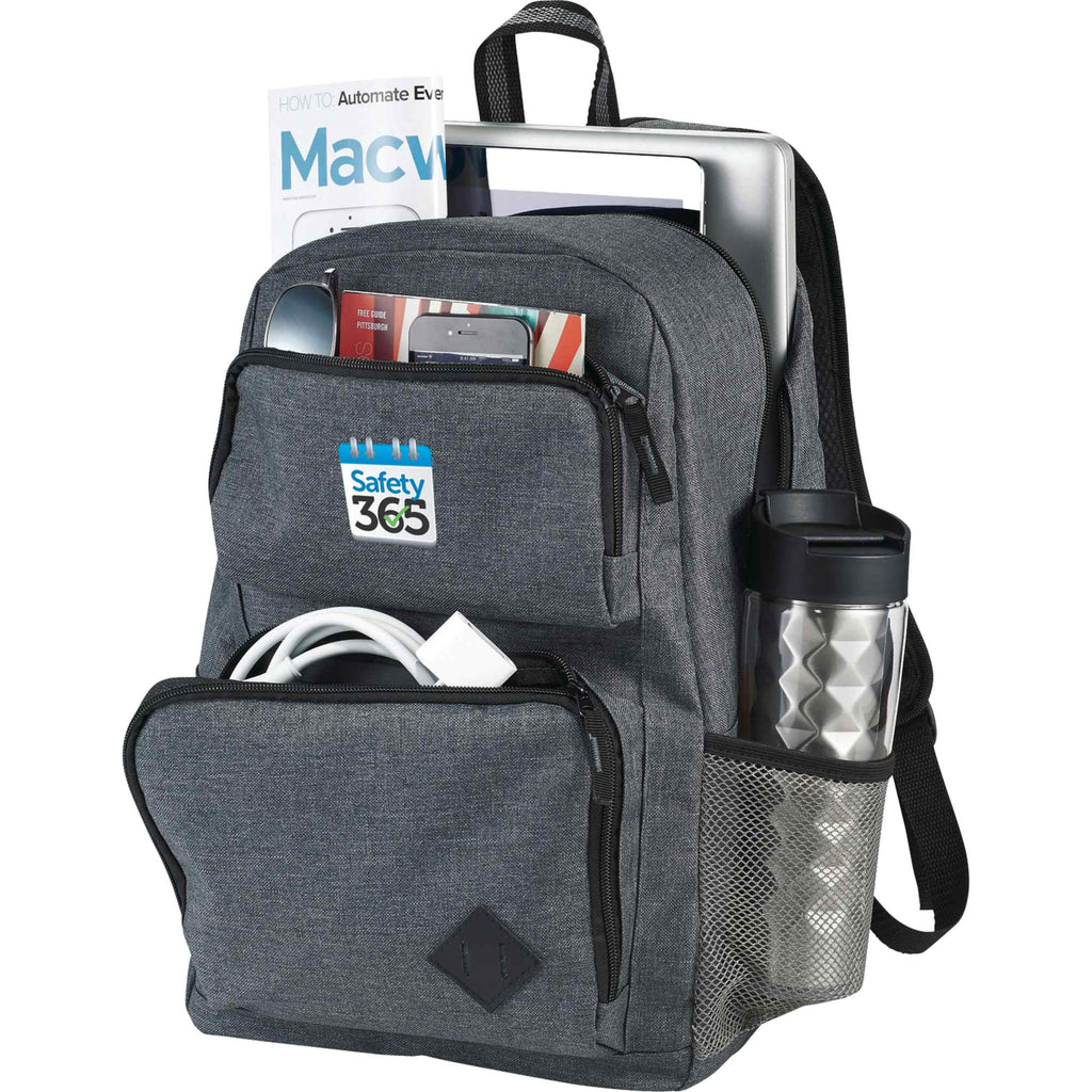 Graphite Deluxe Laptop Backpack with Tablet Pocket, 15.6 Inch - Charcoal - Photo