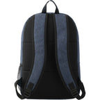 Graphite Deluxe Laptop Backpack with Tablet Pocket, 15.6 Inch - Navy - Back