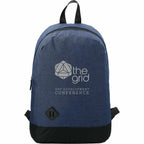 Graphite Dome Laptop Backpack with Lash Tab, 15 Inch Full Color - Navy - Front