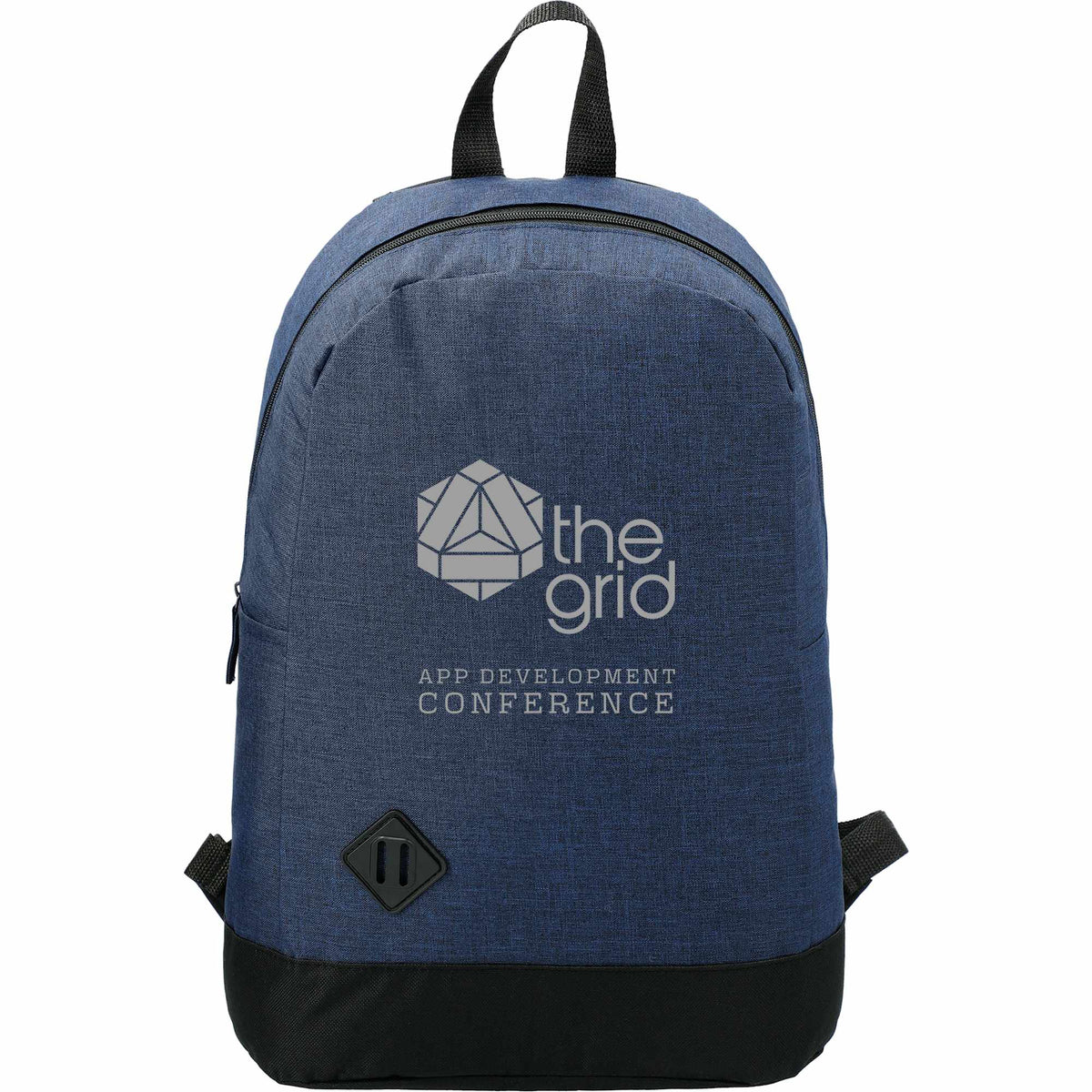 Graphite Dome Laptop Backpack with Lash Tab, 15 Inch Full Color - Navy - Front