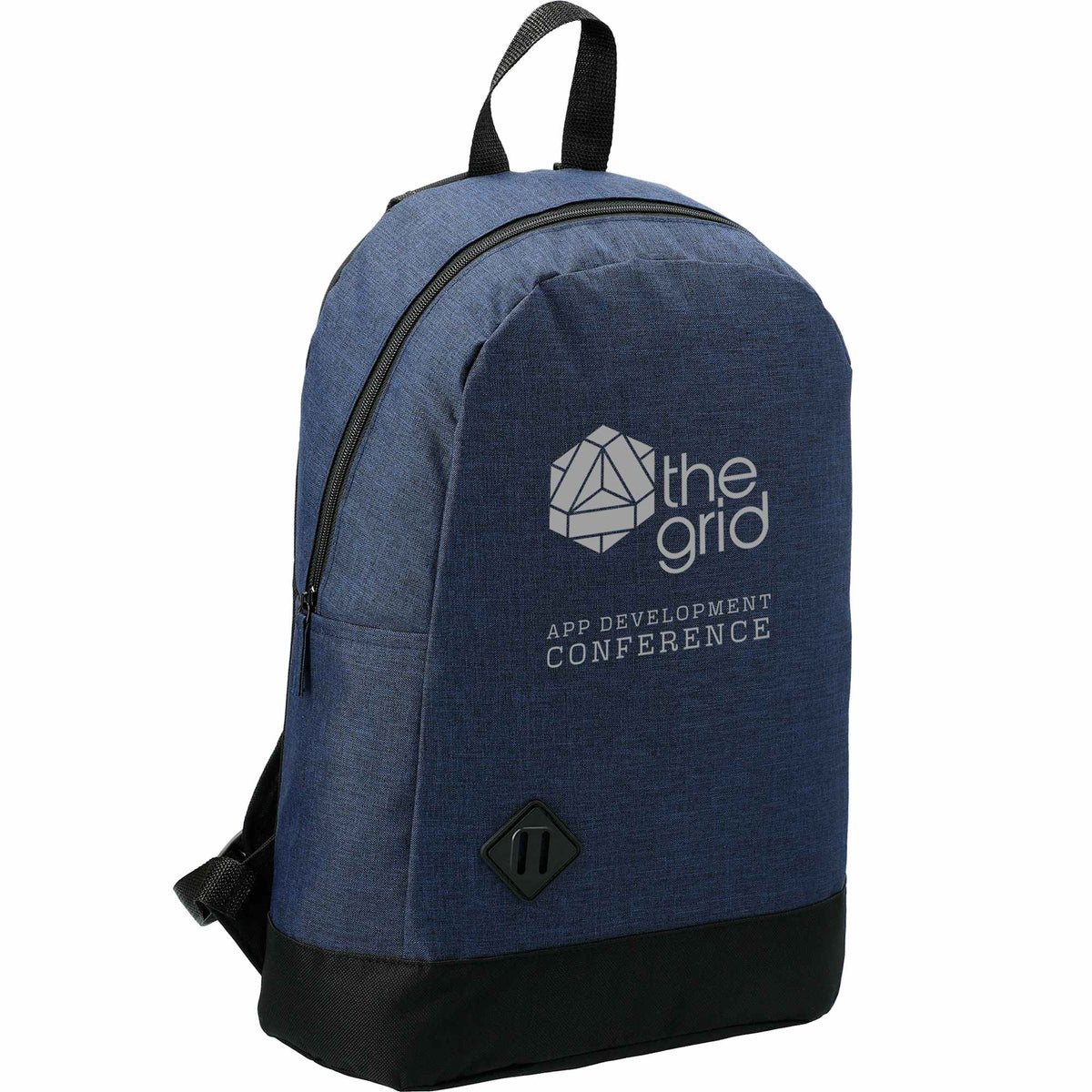 Graphite Dome Laptop Backpack with Lash Tab, 15 Inch Full Color - Navy - Right Angle