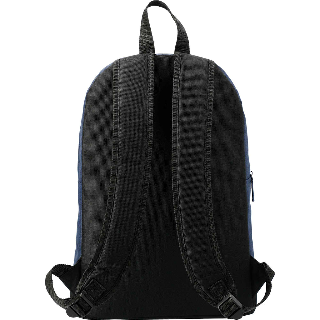 Graphite Dome Laptop Backpack with Lash Tab, 15 Inch - Navy - Back