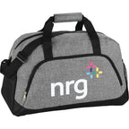 Graphite Heathered Duffel Bag, 18.5 Inches Transfer - Charcoal - Photo