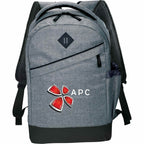 Graphite Slim Laptop Backpack, 15.6 Inch Transfer - Charcoal - Front 2