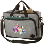 Graphite Top Loading Briefcase for 15 Inch Laptops Transfer - Graphite - Front