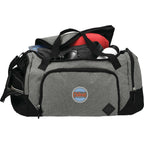 Graphite Weekender Duffel Bag with Shoe Pocket, 21 Inches Transfer - Charcoal - Front