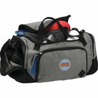 Graphite Weekender Duffel Bag with Shoe Pocket, 21 Inches Transfer - Charcoal - Right Angle 2