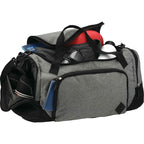Graphite Weekender Duffel Bag with Shoe Pocket, 21 Inches Transfer - Charcoal - Right Angle 3